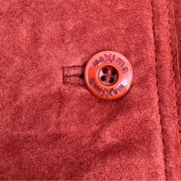 Vintage Maxima Wilsons Women’s XL Suede Leather  Jacket Belted - Picture 7 of 11